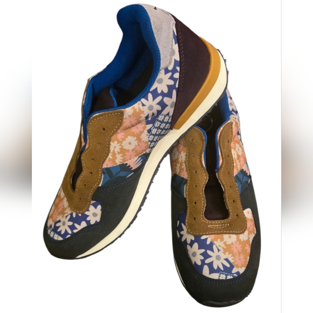 Inkkas Multicolor Floral Sneakers Sz 10 Womens 8 Mens